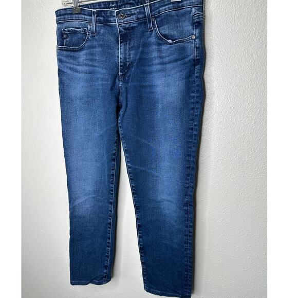 AG Adriano Medium Wash Whiskered Prima Cigarette Leg Jeans 30 - Picture 5 of 14